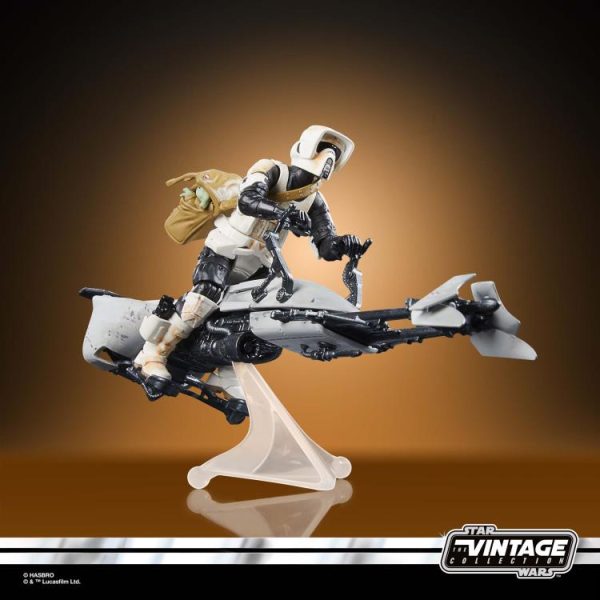 Star Wars The Vintage Collection Speeder Bike y Grogu - Imagen 2